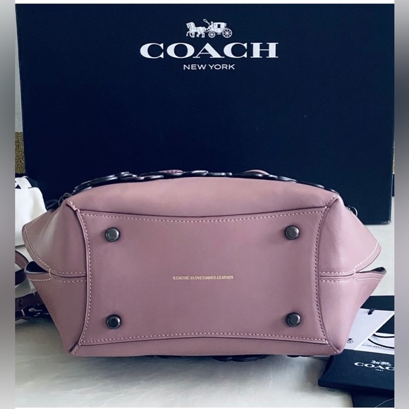- 🌸COACH DAKOTAH SATCHEL TEA ROSE in DUSTY ROSE - Picture 6 of 17